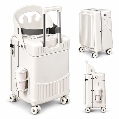 TinyRide™ Koffer mit Kindersitz
